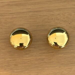 Set of 2 cabinet door knobs Solid brass. New